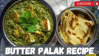 BUTTER PALAK RESTAURANT STYLE RECIPE BY KHANA AB BANE AASAN❤️ [upl. by Netnerb]