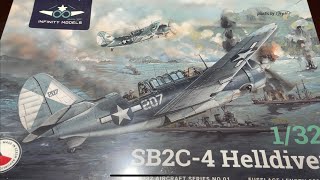 Infinity Models HpH SB2C4 Helldiver 132 Scale Model Aircraft [upl. by Latty466]