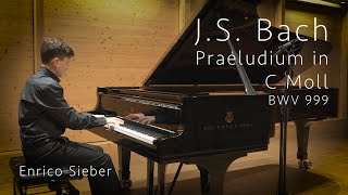 JS Bach Prelude in C minor BWV 999  Enrico Sieber [upl. by Shuma]