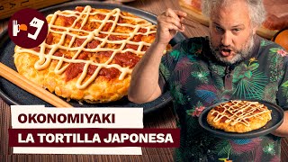 OKONOMIYAKI descubre esta increíble TORTILLA JAPONESA [upl. by Betteann]