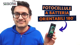 Fotocellule a batteria orientabili a 180° [upl. by Ree]