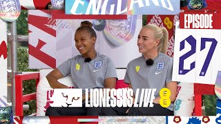 Parris amp Greenwood Chat Pranks Fave Meals amp Historic Games  Ep27  Lionesses Live connected by EE [upl. by Aihtnys840]