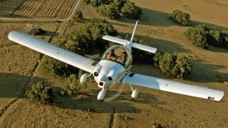 Flying on a hot day ULPower UL350iS engine in the Zenith CH 650 light sport kit aircraft [upl. by Ilana]