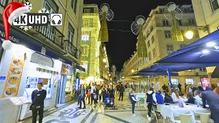 Lisbon Portugal Winter Walking Tour  4K HDR [upl. by Rratsal]