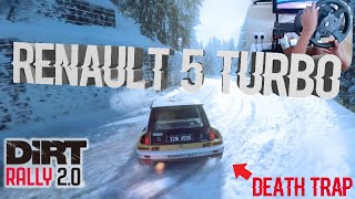 Renault 5 Turbo tries to kill me for 4 minutes straight  DIRT RALLY 20 [upl. by Bittencourt]