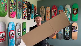 Powell Peralta Per Welinder Street Nordic Skull Reissue Skateboard Deck Unboxing [upl. by Bernie681]