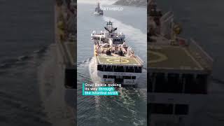 Türkiye sends off Oruc Reis Seismic Research Vessel [upl. by Ardrey238]