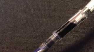 No fuss way to refill pilot varsityv pen using syringe vacuum with coupling [upl. by Duane]