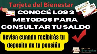 Como consultar saldo de tu tarjeta Bienestar [upl. by Retsae172]