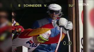 Ski alpin 1987 WM Vreni Schneider GS [upl. by Littman]