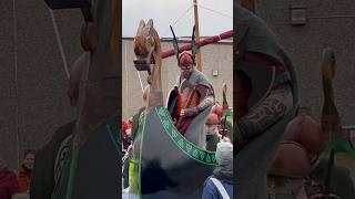 Scalloway Fire Festival 2024  The morning parade kicks off Up Helly Aa season [upl. by Dukey962]