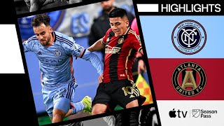 New York City FC vs Atlanta United  Full Match Highlights  April 6 2024 [upl. by Reltuc136]