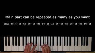 Stevie Wonder  Superstition Piano Tutorial [upl. by Nemraciram]