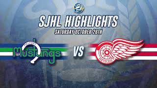 HIGHLIGHTS Melfort Mustangs at Weyburn Red Wings Oct 26 2024 [upl. by Arlee]