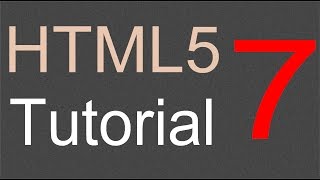 HTML5 Tutorial for Beginners  07  More new elements [upl. by Winfield]