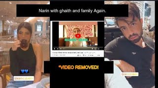 Narins beauty Spotted with Ghaith Marwan Mo Vlogs Money kicks birthdayVideo removed [upl. by Alyahc]