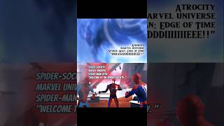 Atrocity Vs The SpiderSociety youtubeshorts marvel avengers spiderman edit shorts [upl. by Pasol428]