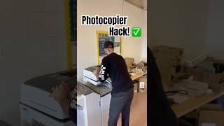 Photocopier Hack ✅ officehumor workhumor teacherhumor teacher teacherlife teachingexams [upl. by Ahseinaj566]