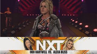 INDI HARTWELL VS ALEXA BLISS C WWE NXT WWE 2K24 TQSVERSE [upl. by Switzer301]