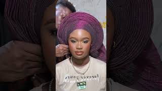 Round Gele Tutorial 😍😍😍😍 [upl. by Zetrom182]