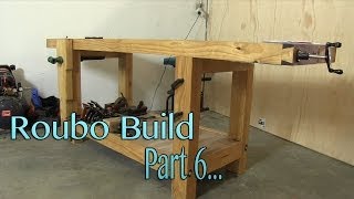 Build a solid workbench on a budget split top roubo Part 6 The Dovetail version 2 [upl. by Hetti]