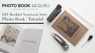 How to make an Easy DIY Booklet Style Photo Book  Tutorial [upl. by Acirej]