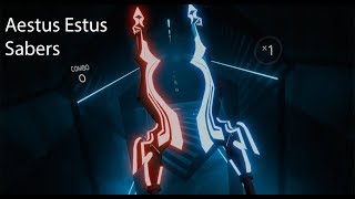 Aestus Estus sabers Beatsaber Mods [upl. by Malachi]