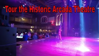 Arcada Theatre Tour with Renovations Backstage Access and Stage [upl. by Frost716]