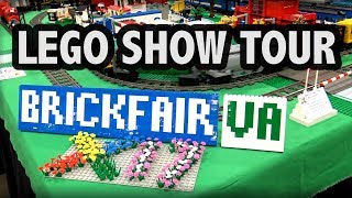 BrickFair Virginia 2017 LEGO Show Tour 4 hours [upl. by Delcina447]