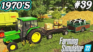 1970S BIG MONEY  fast action Farming simulator 22 FS 22 Timelapse Ep 39 [upl. by Bedwell]