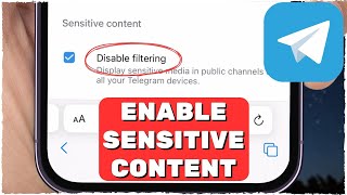 ENABLE Sensitive Content on Telegram 2024 iOS amp Android [upl. by Welcome]