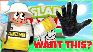 How To Get The Redacted Glove  EVADED Badge  Roblox Slap Battles [upl. by Ecidna]