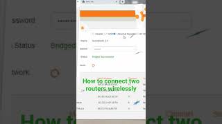 How to connect two routers wirelessly  surendra thilla [upl. by Lehcem319]