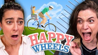 Our First Time Playing Happy Wheels [upl. by Affer]