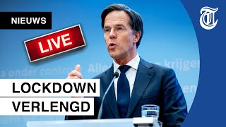 Persconferentie terugkijken lockdown verlengd [upl. by Doria608]