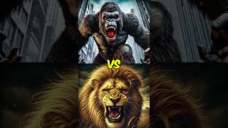 Gorilla vs Lion Tiger bear ai enimal [upl. by Turmel216]