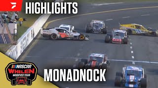 Championship Contenders Collide  NASCAR Whelen Modified Tour at Monadnock Speedway 92124 [upl. by Esiole]