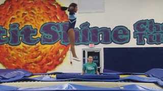 Trampoline Level 10 Routine [upl. by Lumbard730]