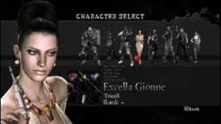 Resident Evil 5 Excella Gionne’s Melee Moves [upl. by Iey]