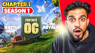 I PLAYED OG FORTNITE disasterclass [upl. by Dario864]