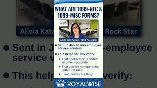 1099 Forms  What Are IRS Forms 1099 NEC amp 1099 MISC 1099misc taxform 1099nec [upl. by Cutler]