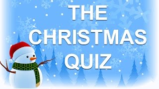 CHRISTMAS QUIZ [upl. by Rehpotirhc]