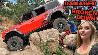 Bronco Raptor BROKEN DOWN amp DAMAGED Off Road [upl. by Rama208]