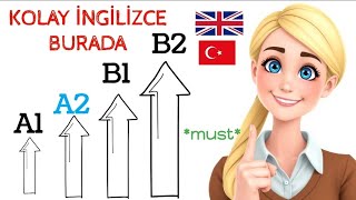 ingilizce öğrenmek istiyorum diyenler için kolay ingilizceyi böyle öğrenin must 🚀 [upl. by Atinas]