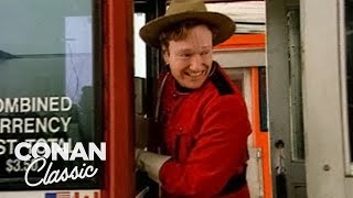 Conan Becomes A Canadian Mountie  Late Night with Conan O’Brien [upl. by Buskirk721]