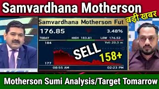 Samvardhana Motherson share newsbuy or sell  motherson sumi share analysistarget tomarrow [upl. by Olracnaig]