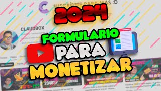 Como LLENAR el Formulario W8BEN para MONETIZACIÓN en YouTube 📜 Información Fiscal ADSENSE 2024 [upl. by Goda]