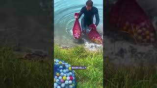 Golf Ball Collecting Machine [upl. by Hairim]