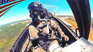 F35 Cockpit View  Flyover Manhattan amp Aerial Refueling [upl. by Giverin509]