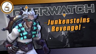 OVERWATCH  JUNKENSTEINS REVENGE «» Lets Play Overwatch Halloween Brawl  GermanDeutsch [upl. by Peednam]